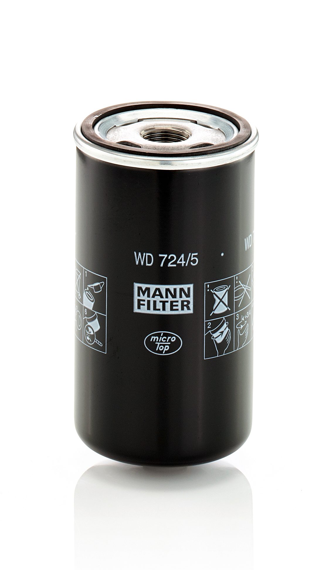 WD 724/5 - Hidrolik Şanzıman Filtresi -  MANN FILTER